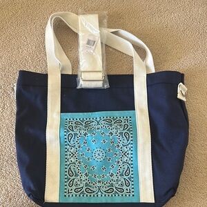 NWT never used canvas tote bag.